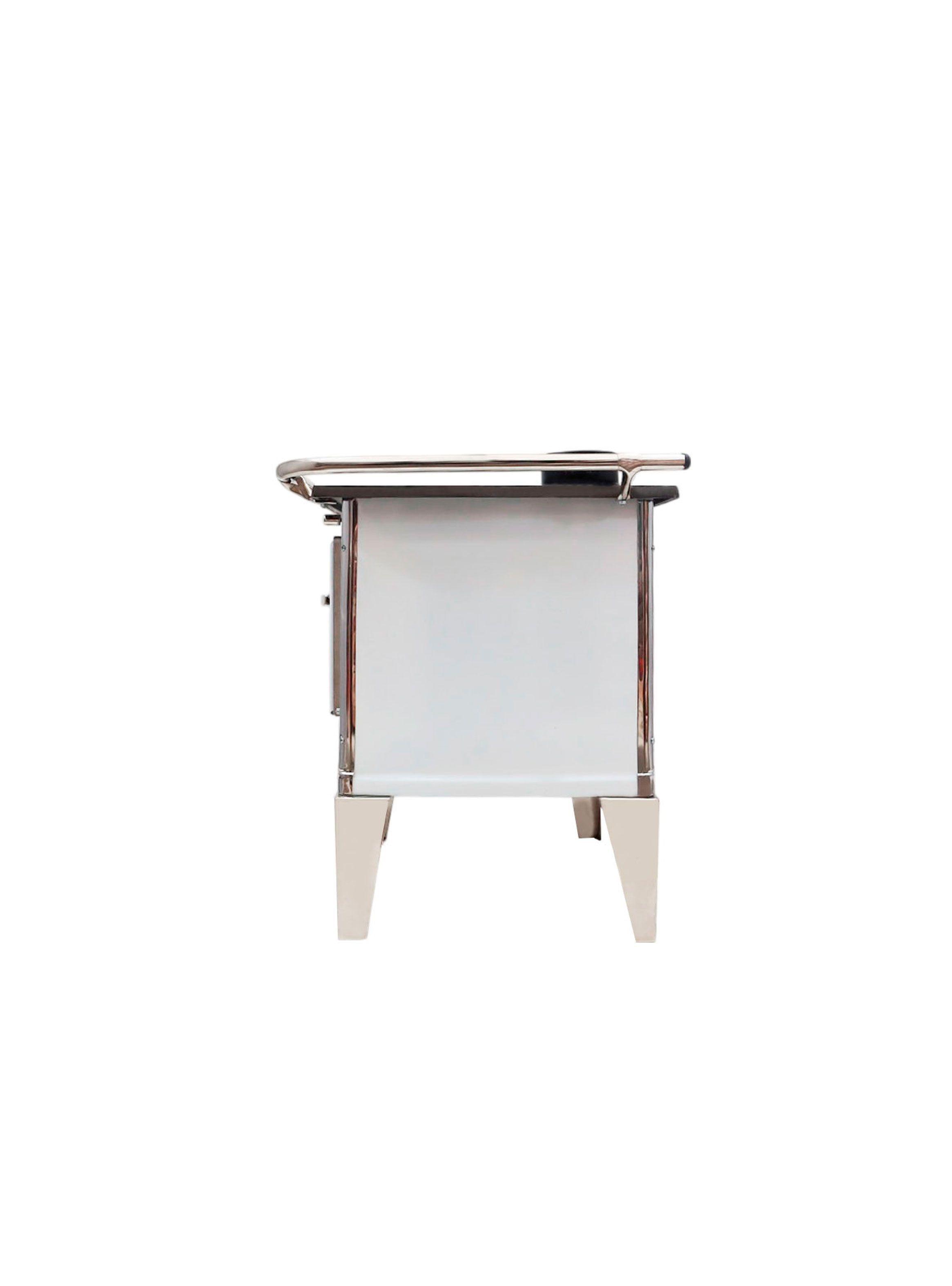 Cocina a Leña 4P Modelo tradicional 72×56 color Blanco-2