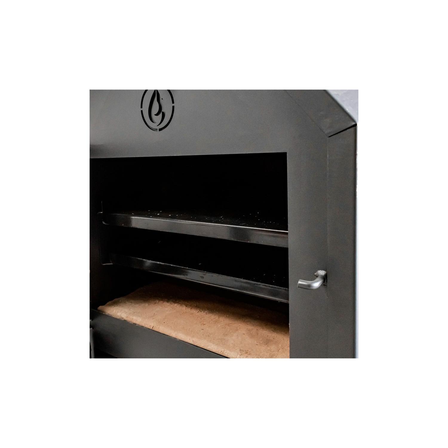 Horno a Leña Petit con base Alcázar-4