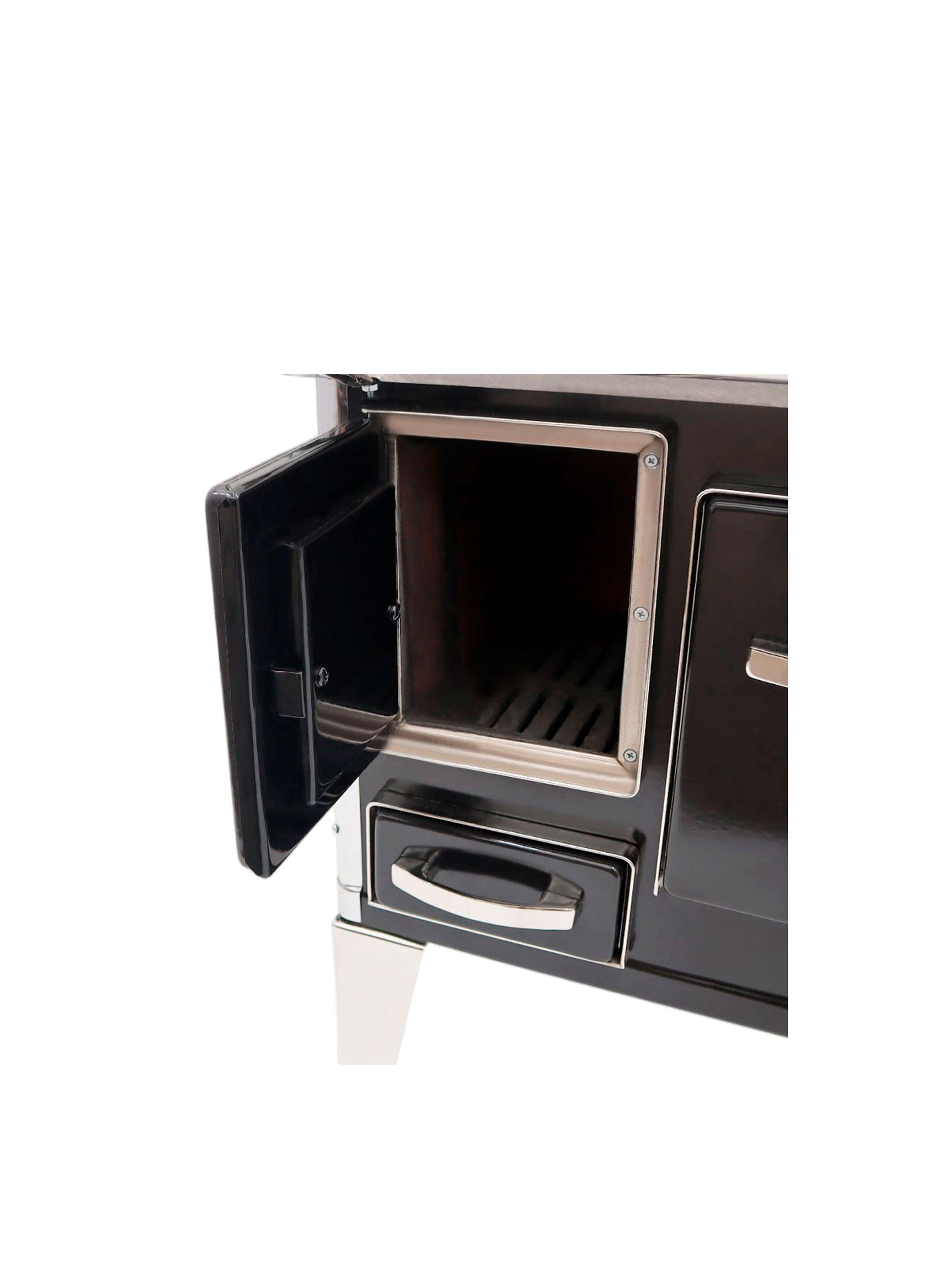 Cocina a Leña 3P modelo tradicional 65×46 Color Negro-5