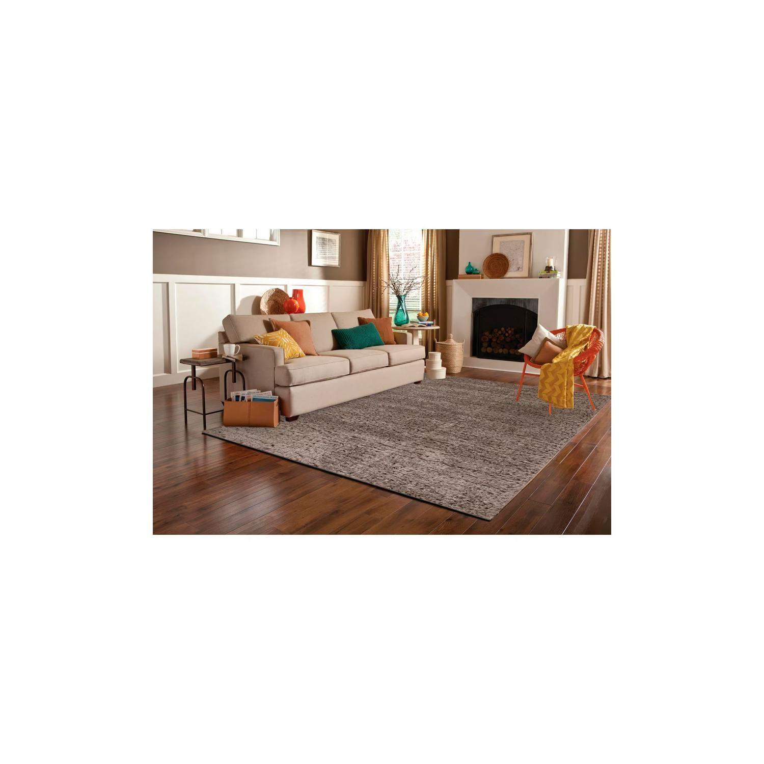 Alfombra mo shag 160x235 cm gris-6