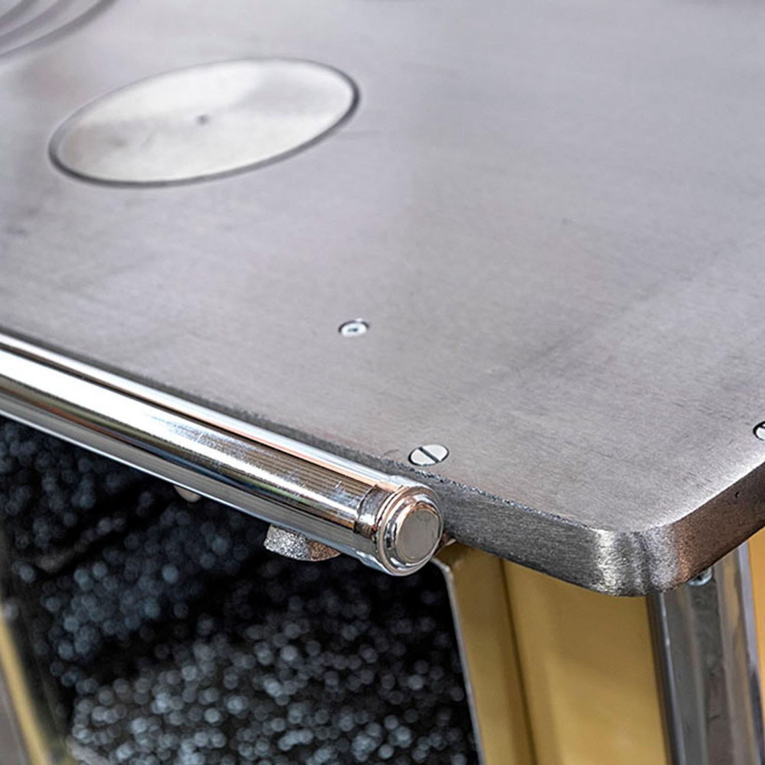 COCINA A LEÑA 4 PLATOS ENLOZADA AMARILLO YUNQUE TRADICIONAL 90X60-3