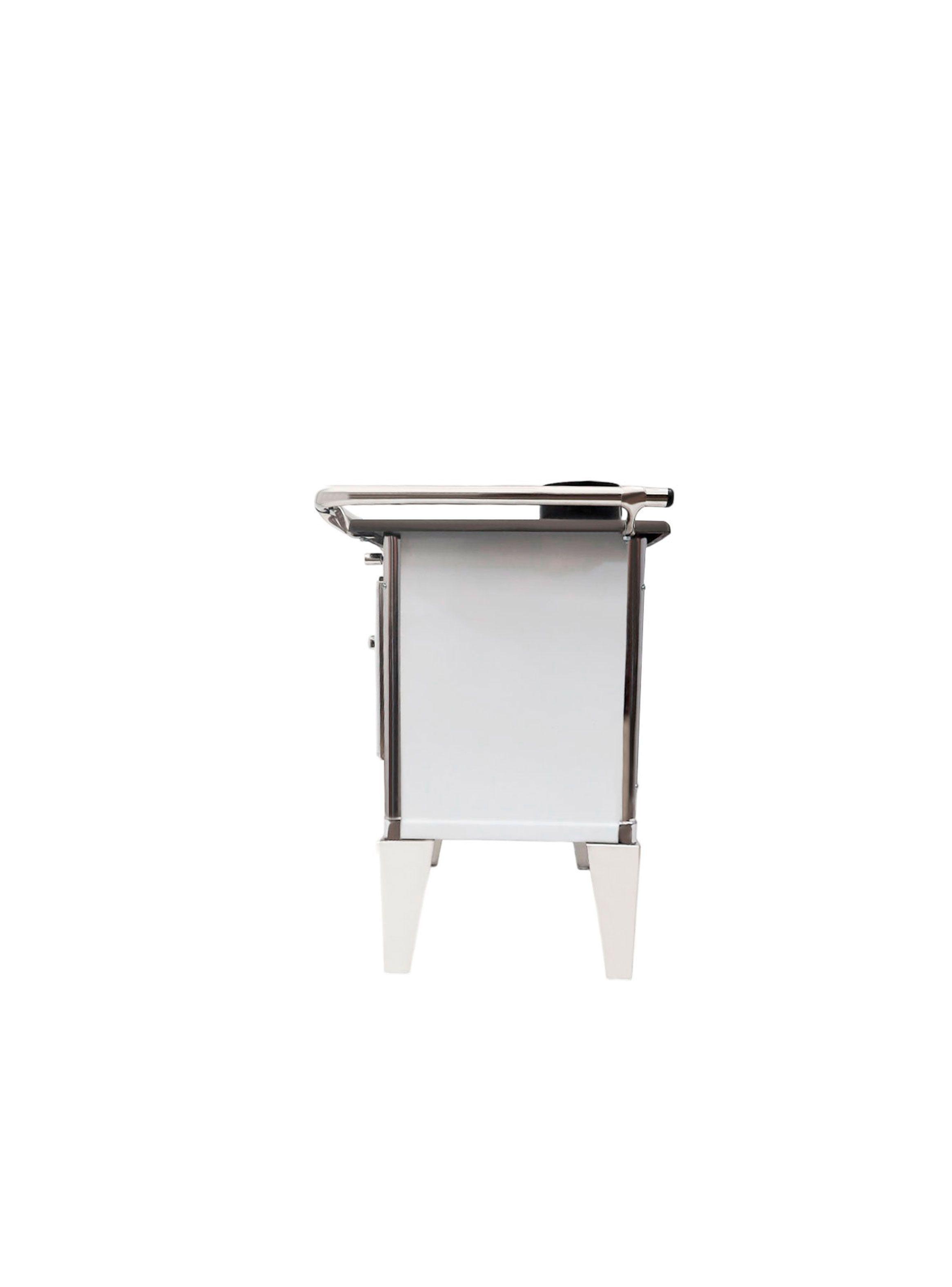 Cocina a Leña 3P modelo tradicional 72×46 Color Blanco-2