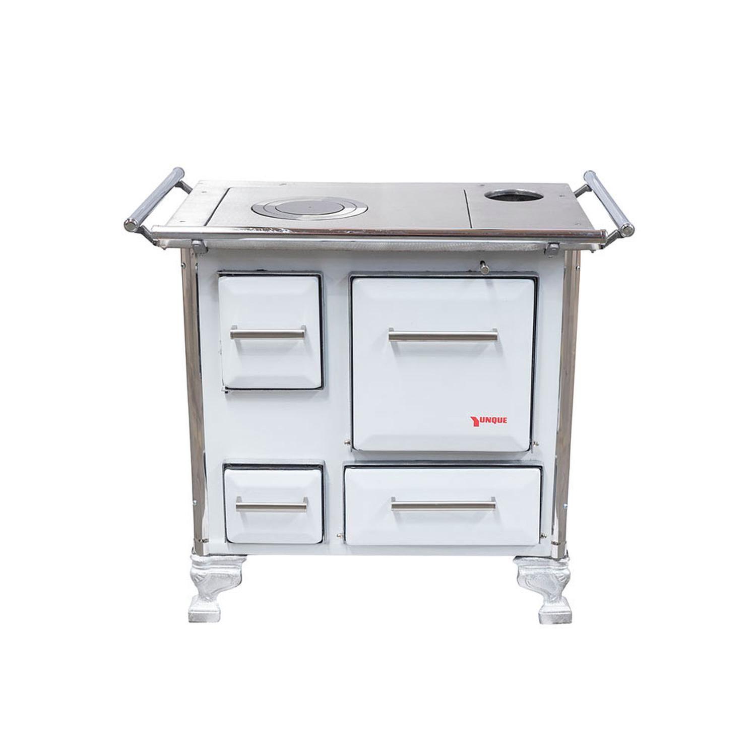 COCINA A LEÑA MUEBLE ENLOZADA YUNQUE 80X56 BLANCO-0