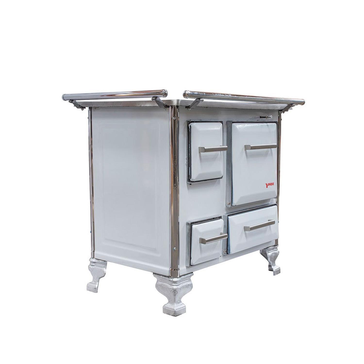 COCINA A LEÑA MUEBLE ENLOZADA YUNQUE 80X56 BLANCO-1