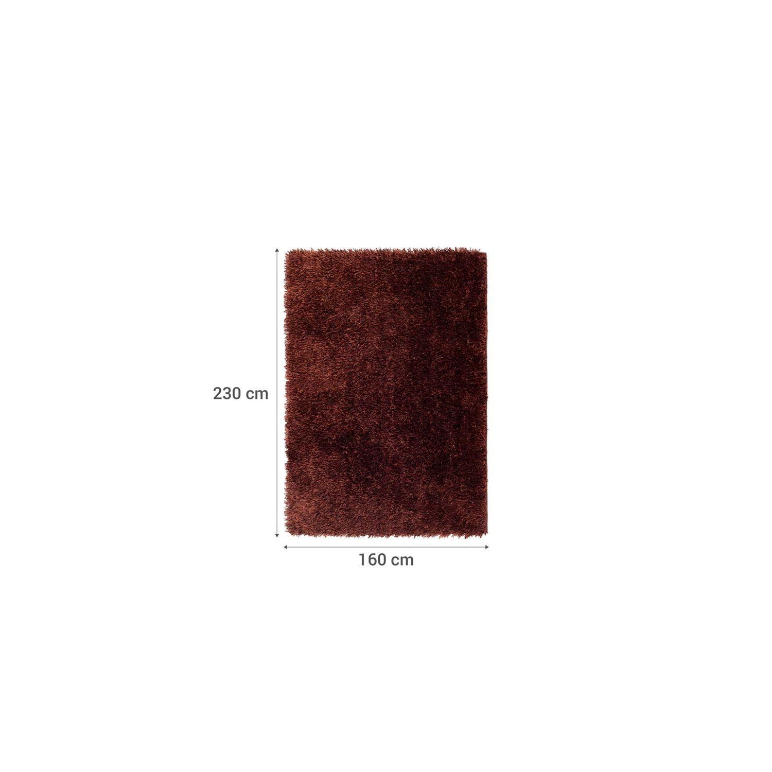 Alfombra shaggy mix 160x230 cm café-5