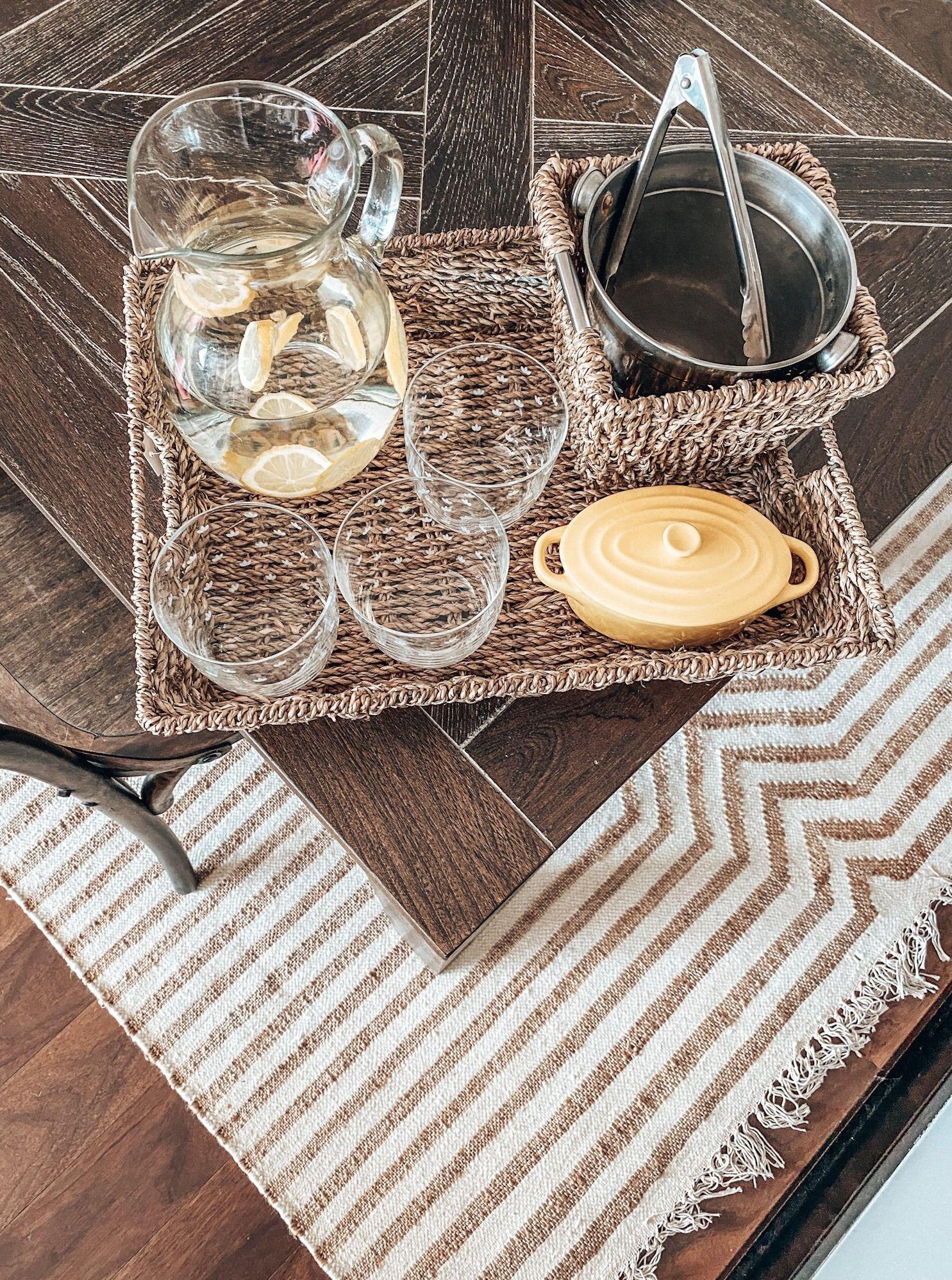 Bandeja Olivares fibras naturales - CAZANDO TESOROS-3