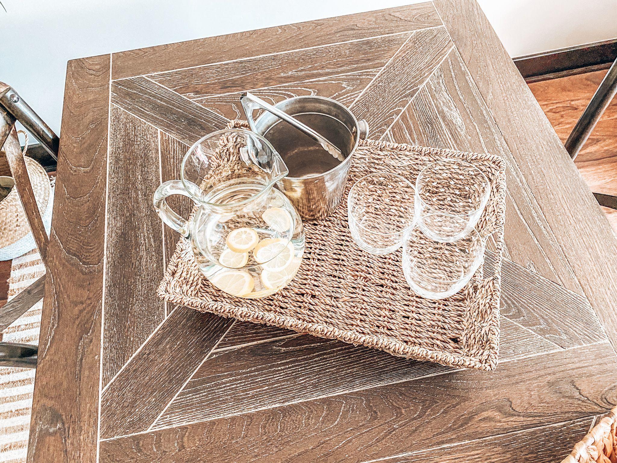 Bandeja Olivares fibras naturales - CAZANDO TESOROS-6