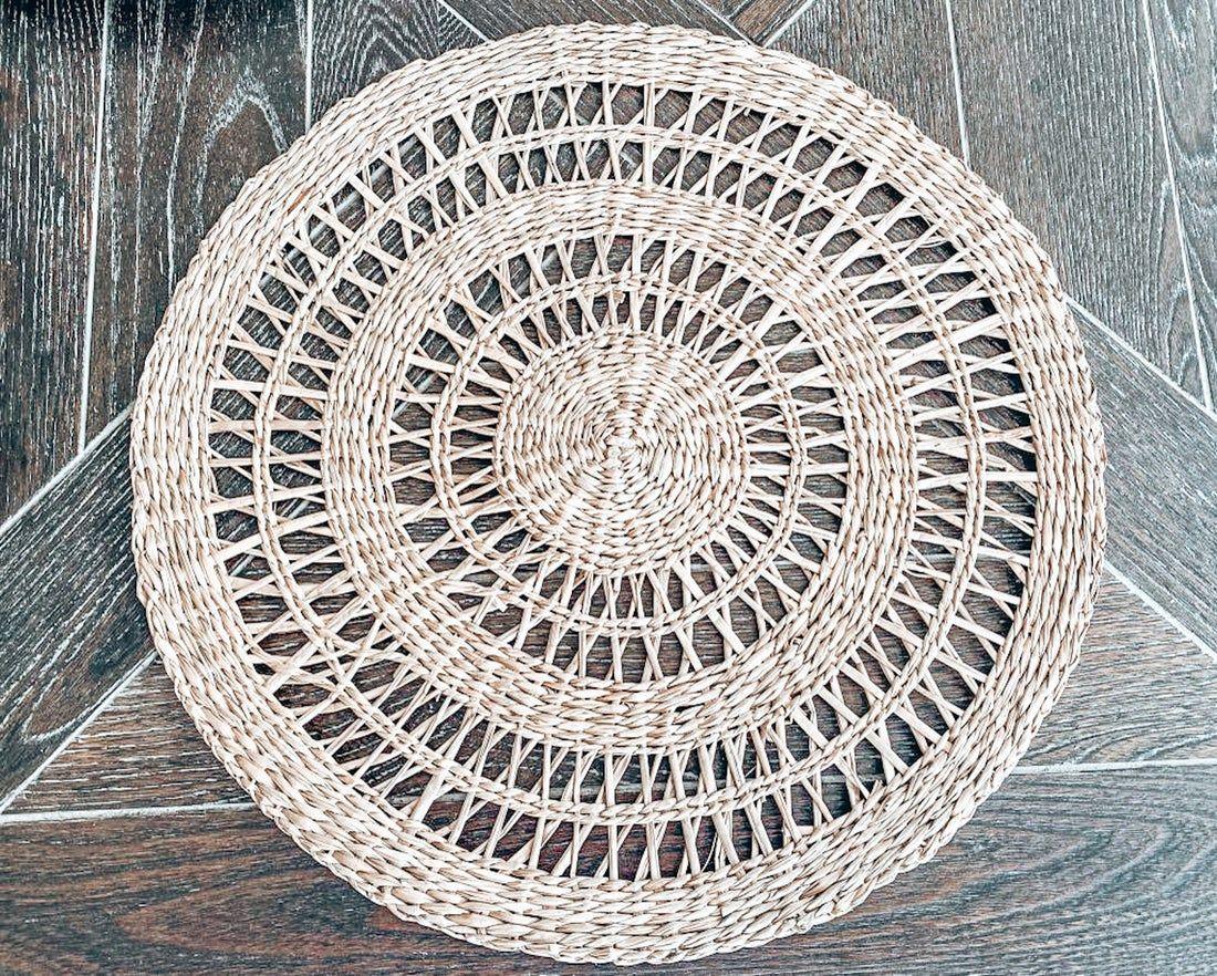 Individual de fibras naturales Cazando Tesoros-3