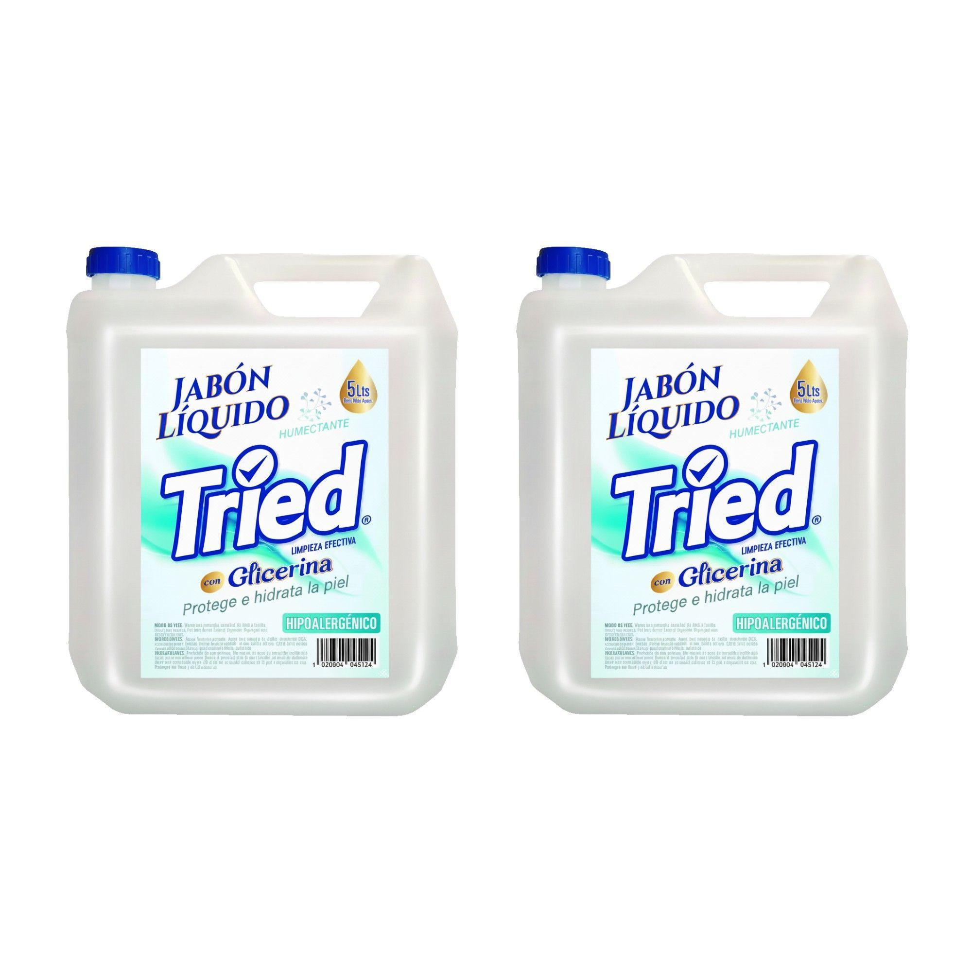 Pack 2 Jabon Liquido Tried 5 Litros Ph Neutro-1