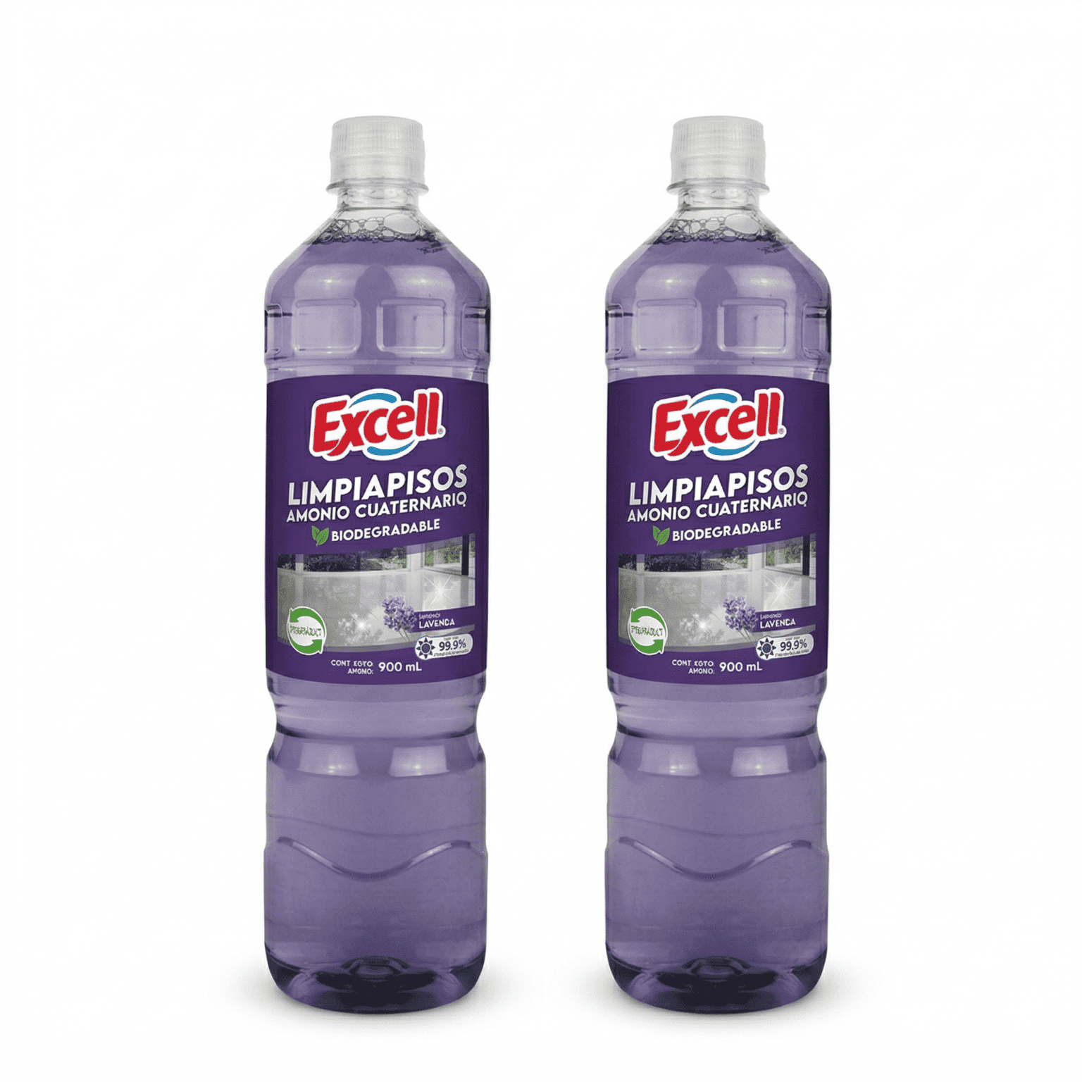 Pack 2 Limpia Pisos Aroma A Lavanda 900ml Excell-0