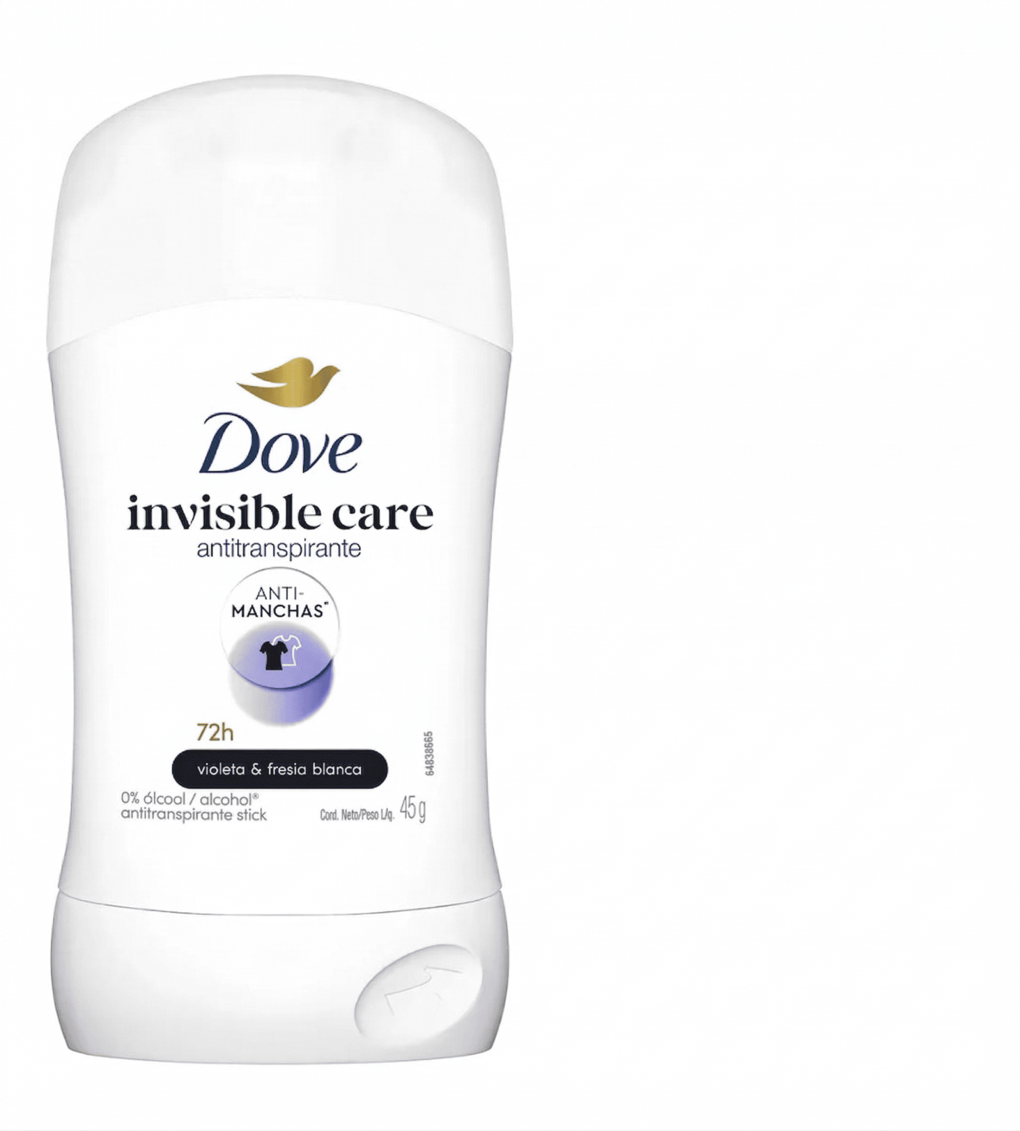 Pack 3 Desodorante Dove Antitranspirante 45g Invisible Care-2