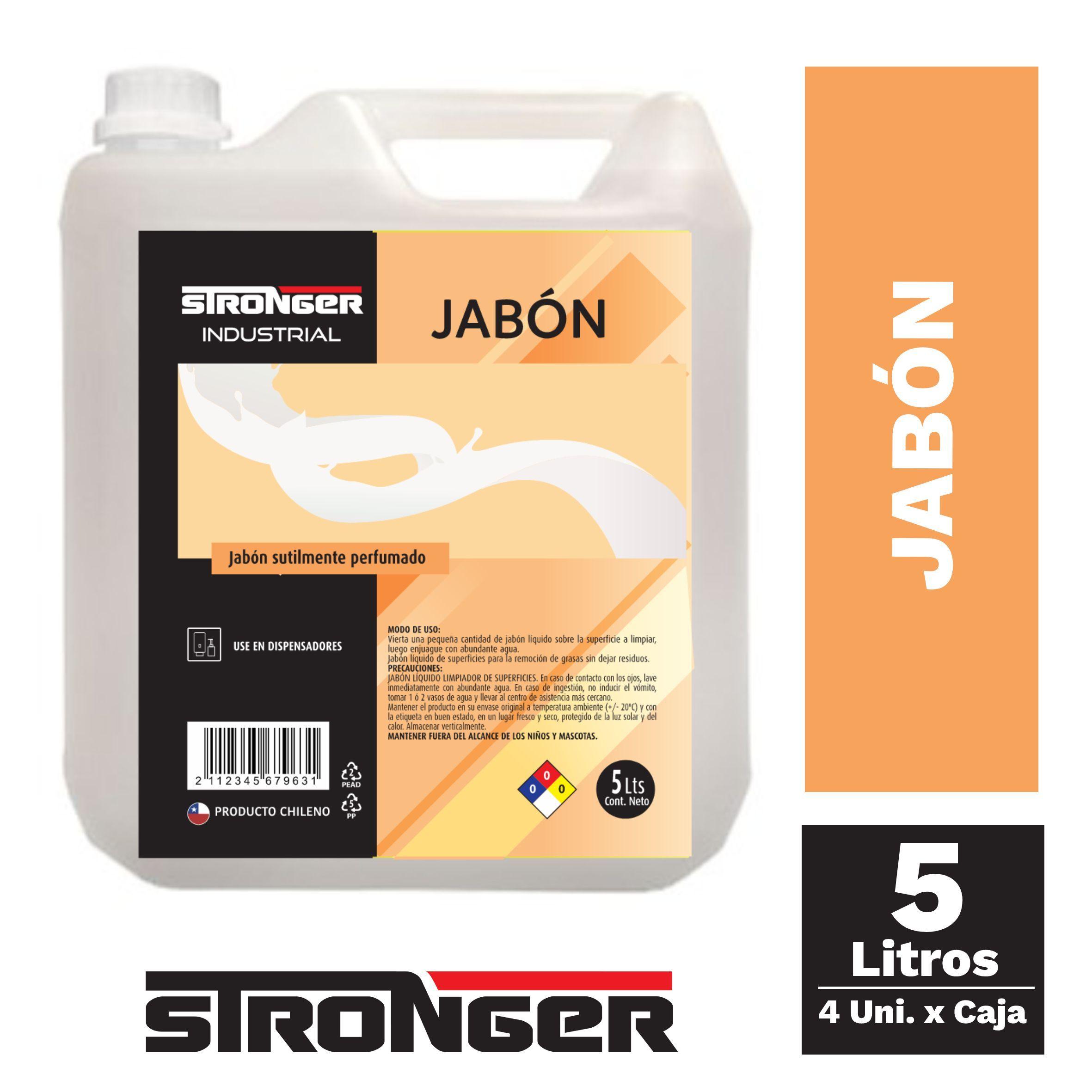 Jabon Liquido Industrial 5 Litros Stronger-0