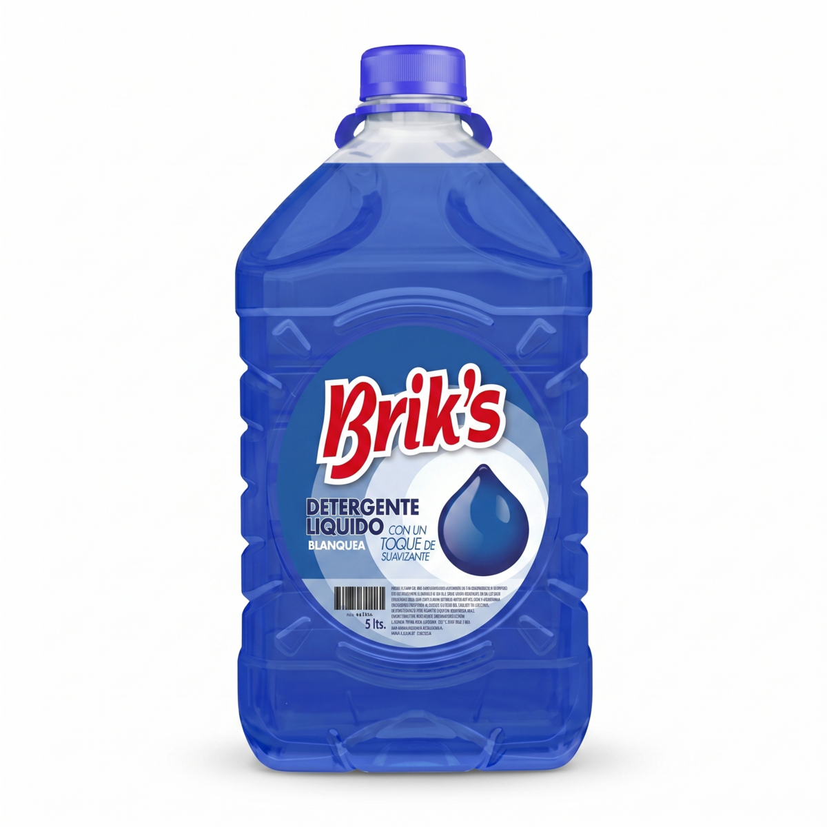 Detergente Liquido Briks 5 Litros Concentrado Azul-2