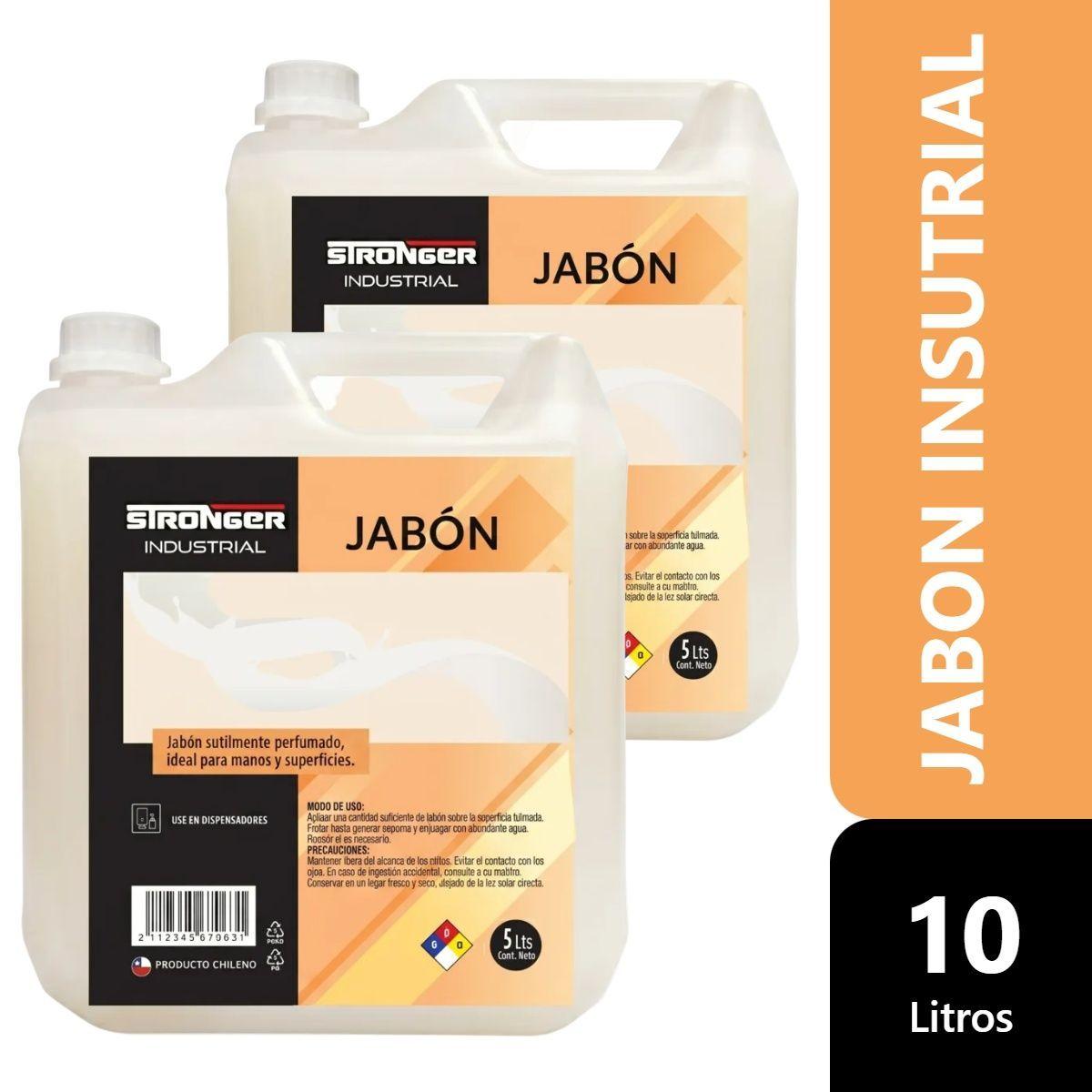Pack 2 Jabones Liquido Industrial 5 Litros Stronger-0