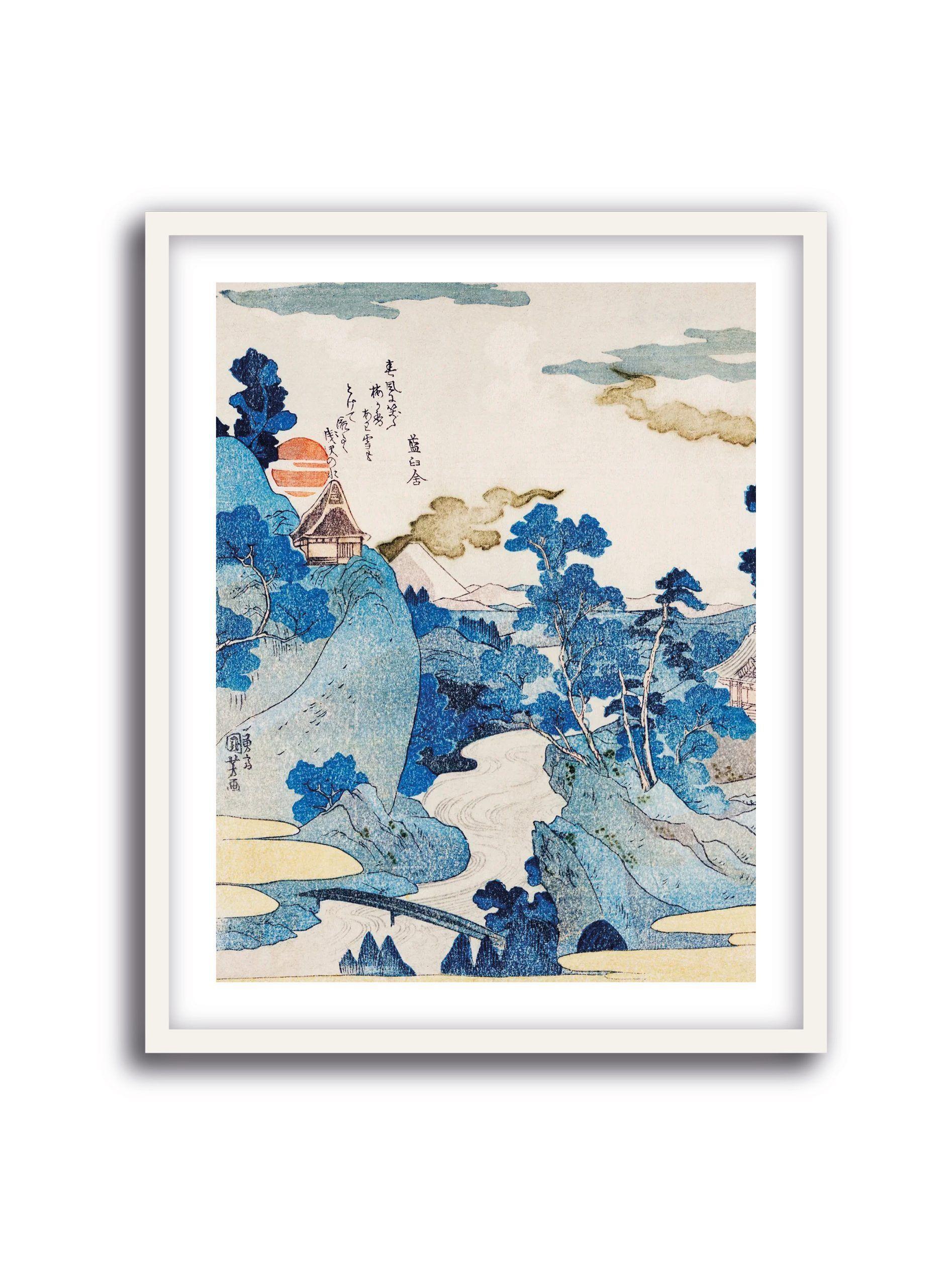 Cuadro 40x50 Utagawa Kuniyoshi - Fuji no Yukei-0