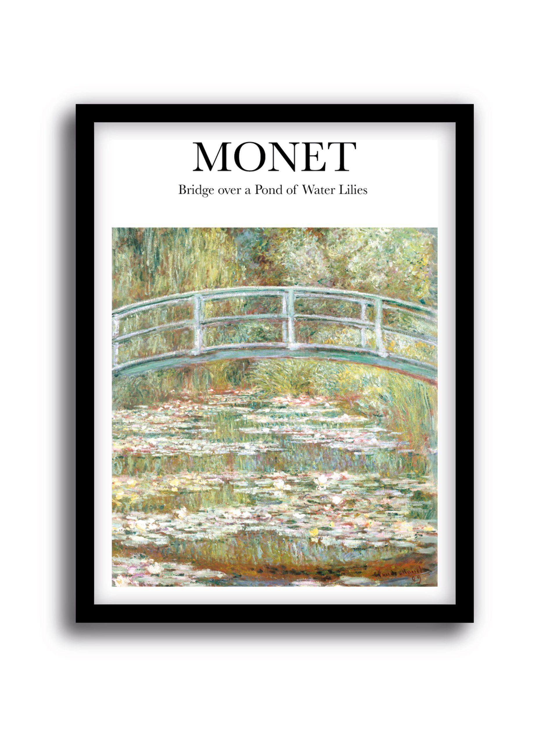 Cuadro Monet - Bridge over a Pond of Water Lilies -0