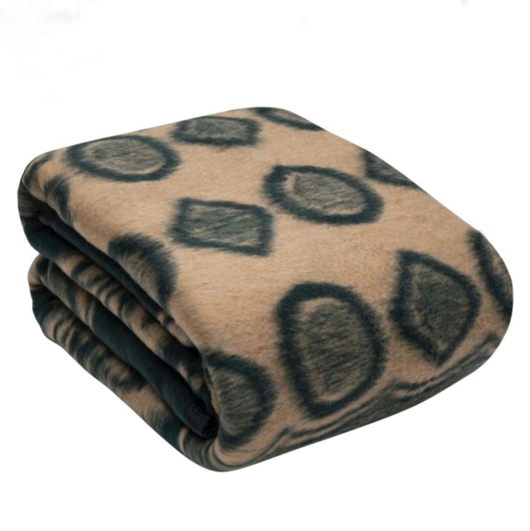 Frazada Clásica King Verde Hecha en Chile-0