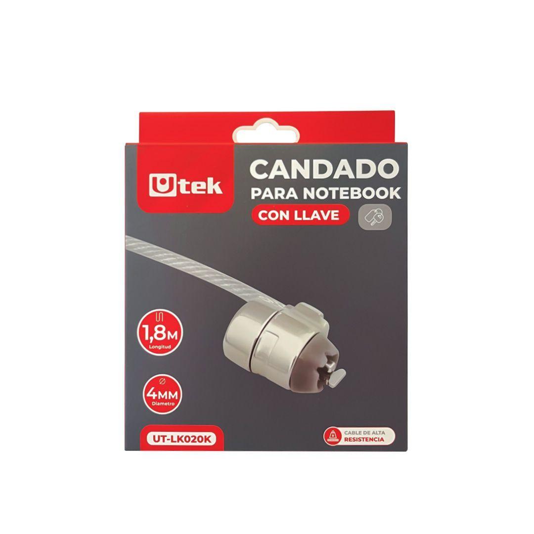 Candado para notebook slot universal con llave 1 8 mts de largo y 4mm espesor-1