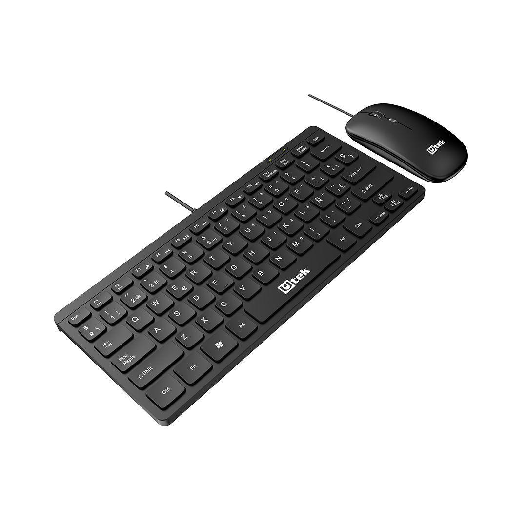 Mini kit teclado y mouse alambrico usb-1