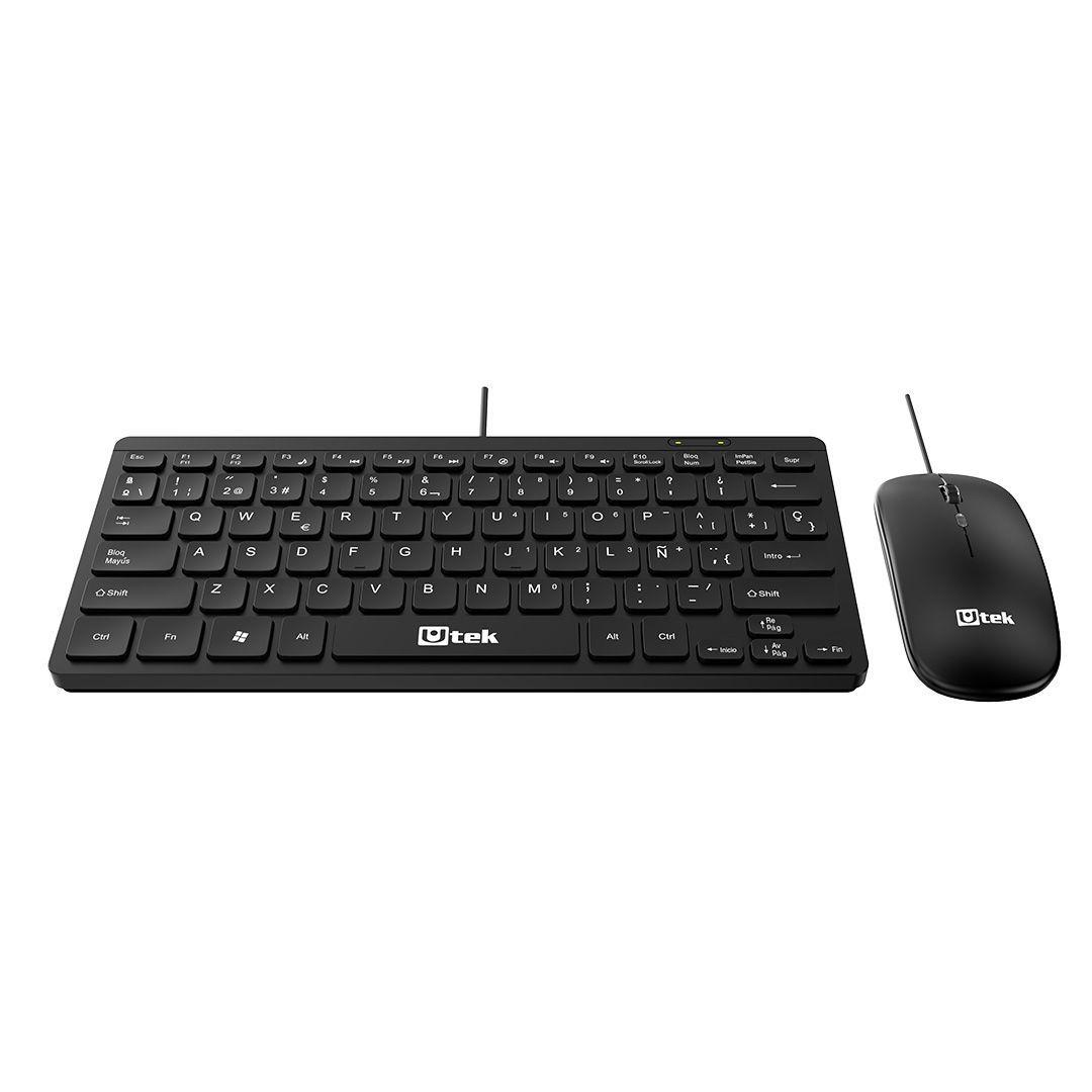 Mini kit teclado y mouse alambrico usb-2