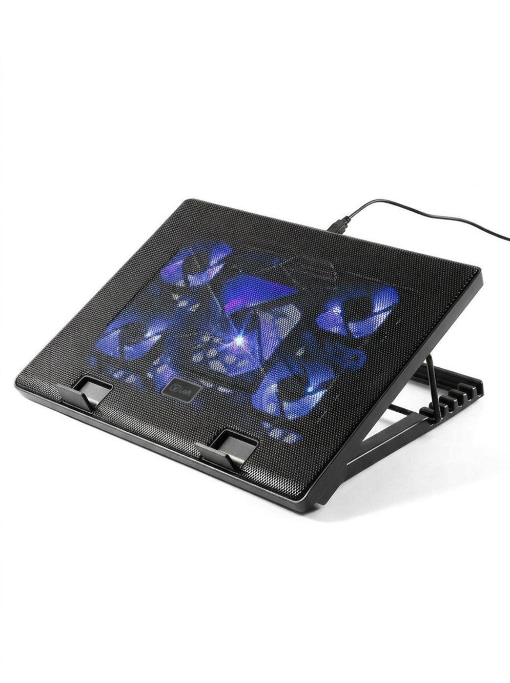 Cooler para notebook 12 17 5 ventiladores con velocidad ajustable-0