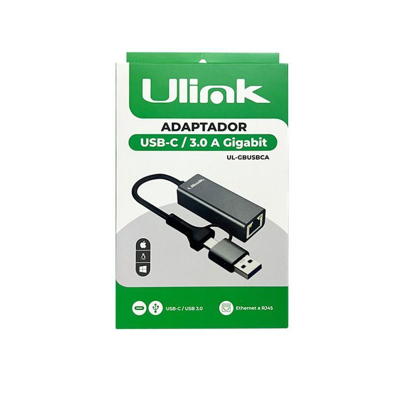 Adaptador usb tipo C A a gigabit 10 100 1000-3