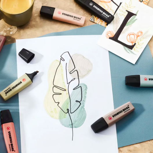 Destacadores Stabilo Boss Nature Colors Pack X 6 Tintas-2