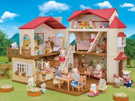 Casa Con Luces Y Atico Secreto Sylvanian Families 5708-3