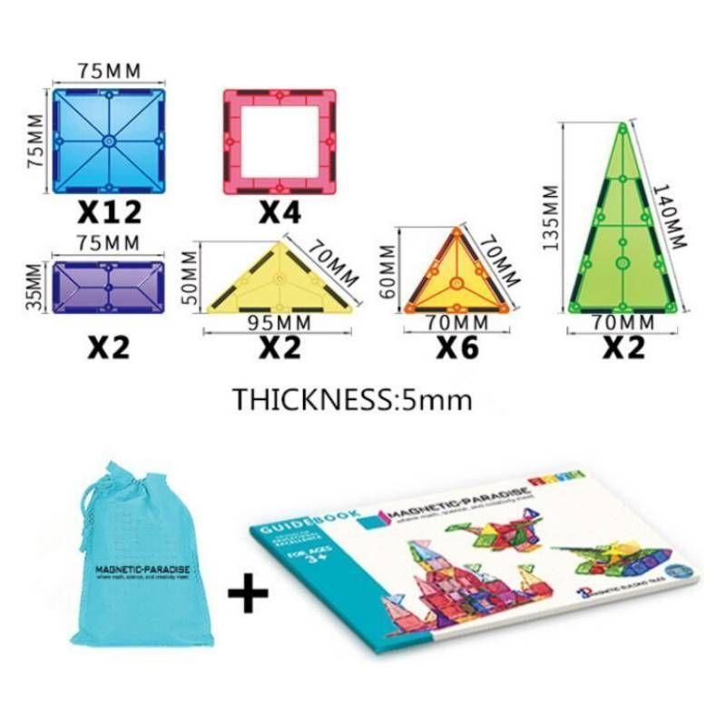 Set imanes 28 piezas Magnetics  -1