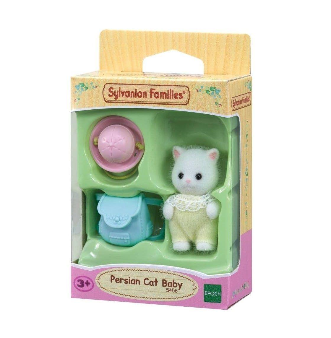 Sylvanian Families 5456 Persian Cat Baby Gato Persa Bebé-0