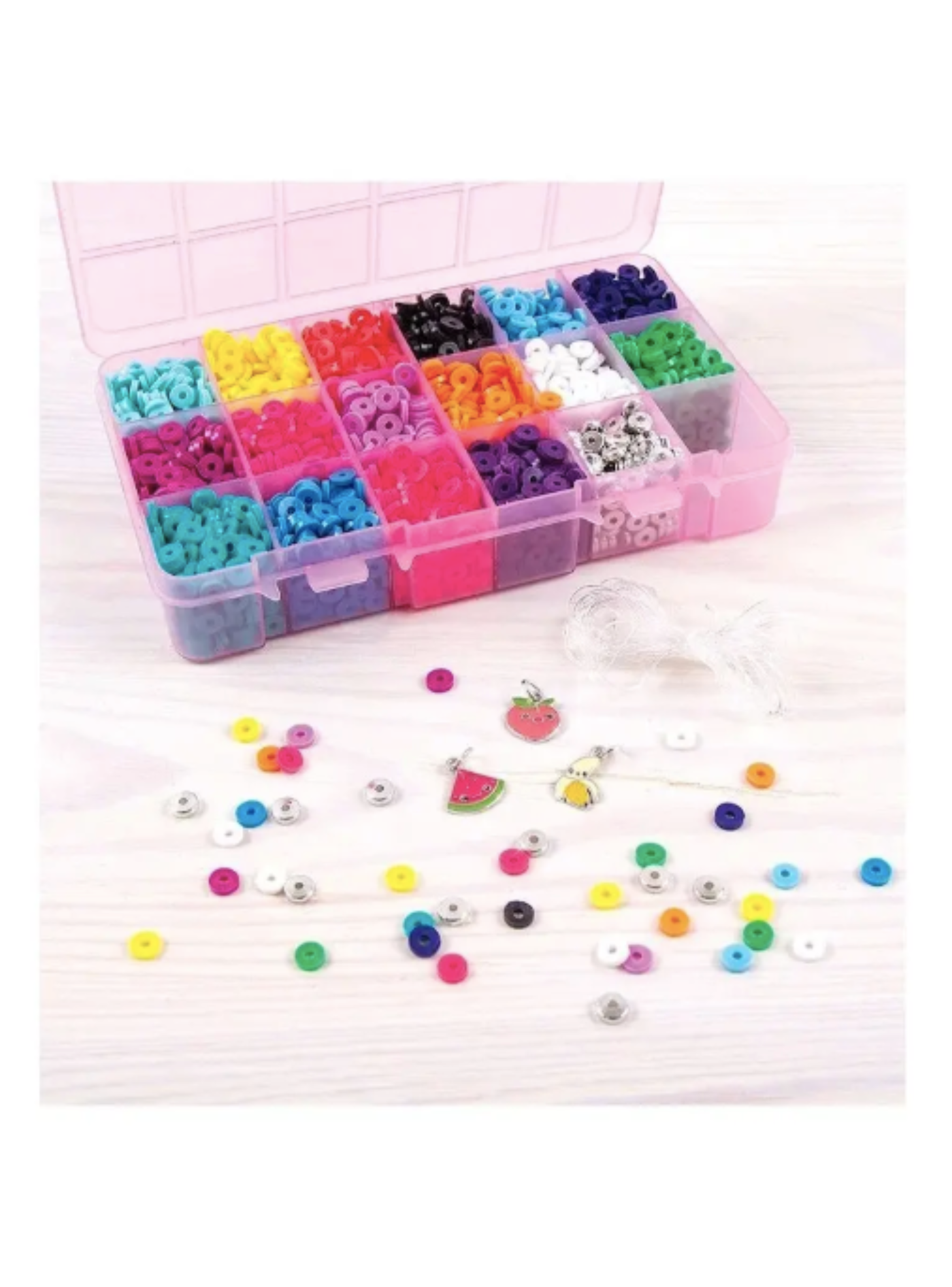 Set De Fabricacion Pulseras Heishi Beads Ni a Make It Real-1