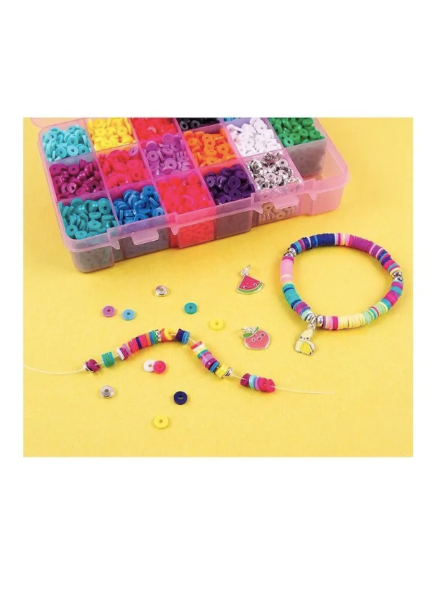 Set De Fabricacion Pulseras Heishi Beads Ni a Make It Real-2