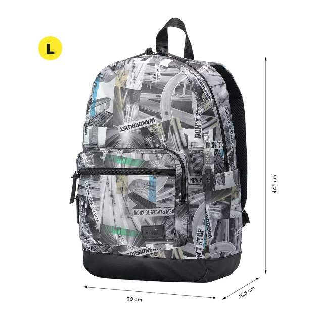 Mochila Negra Porta Notebook 14´ Tocax Totto-2