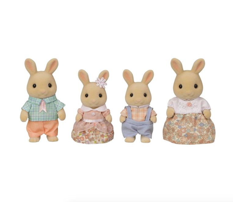 Milk Rabbit Family Conejos 5706 Sylvanian Families-4