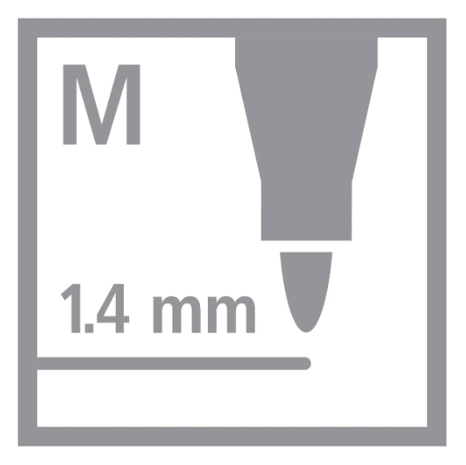 Stabilo Tiralineas Pen 68 Metallic Estuche Metal 8 Unidades-2