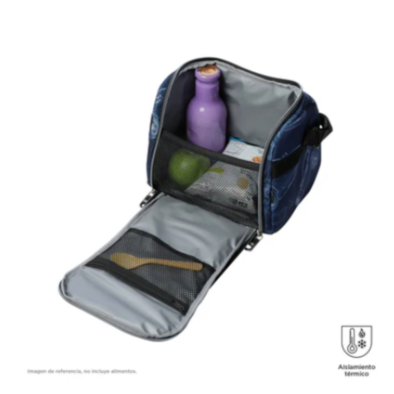 Lonchera Bolso Colaci n Escolar Azul Dise o Autos Totto-3