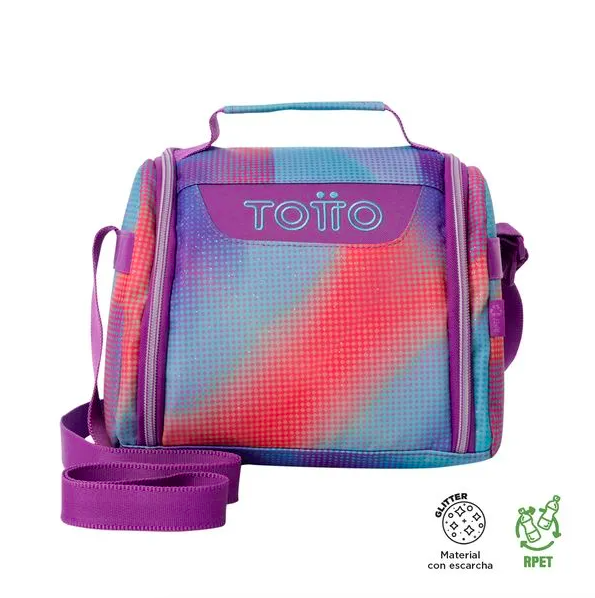 Lonchera Bolso Colaci n Escolar Glitter Ni o as Totto-4
