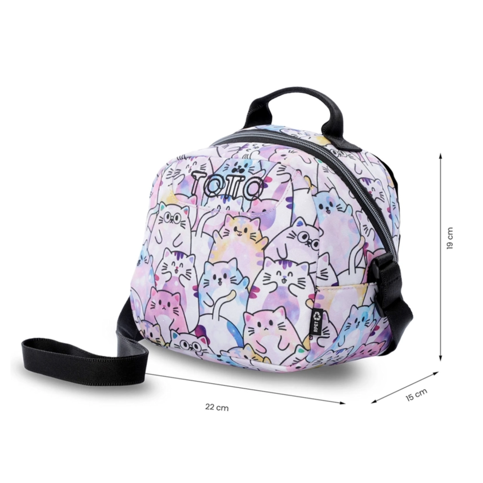 Lonchera Bolso Colaci n Gatitos Rosado Ni os as Escolar-3