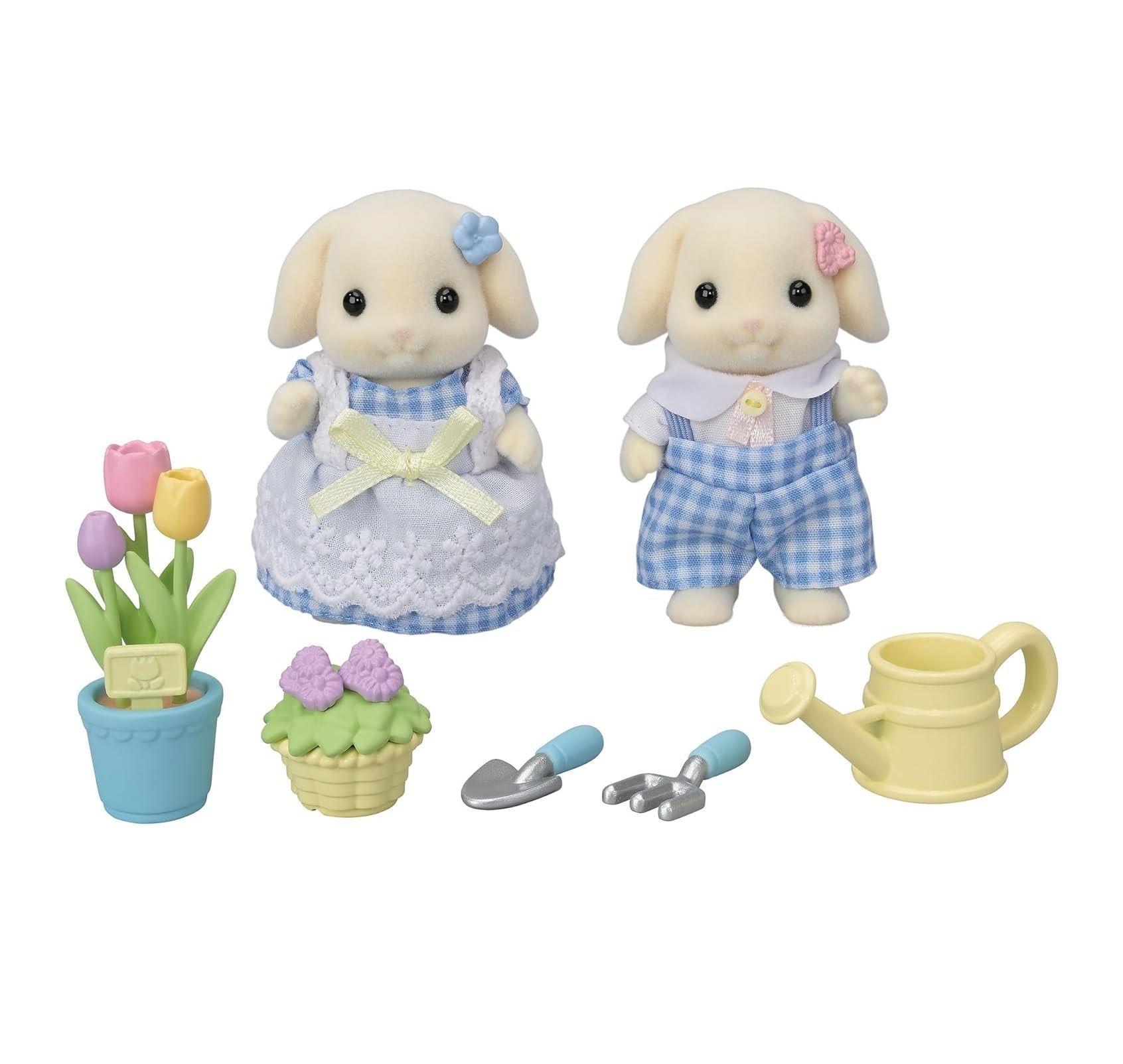 Flora Rabbit Sister & Brother 5736 Sylvanian Families-2
