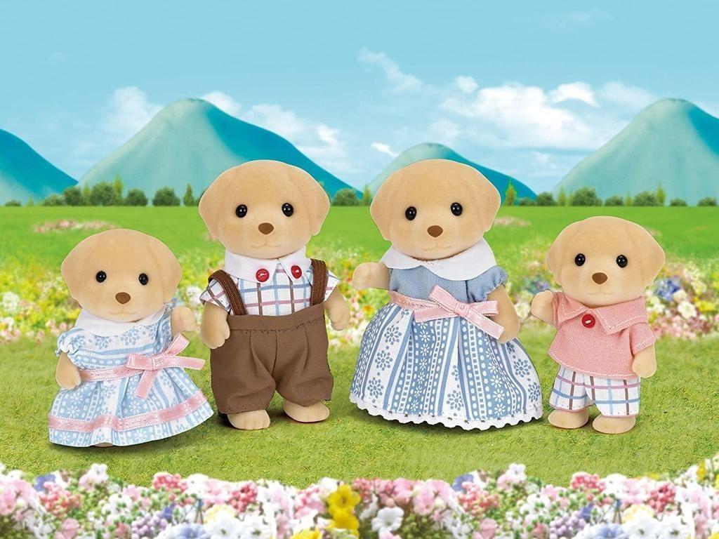 sylvanian families perro yellow labrador 5182  -1