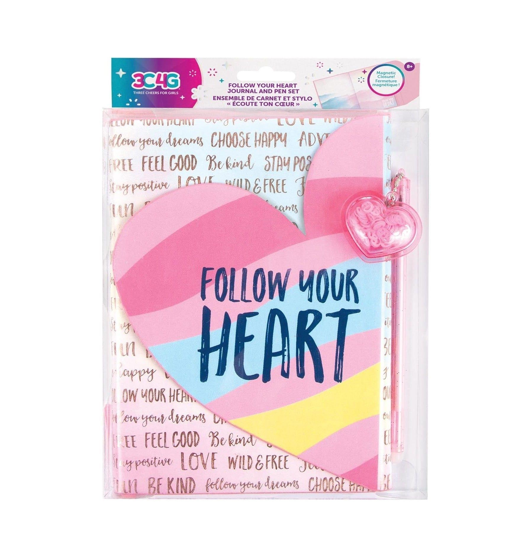 Libreta Rosada Cuaderno Make It Real Con Lapiz Para Ni a-4