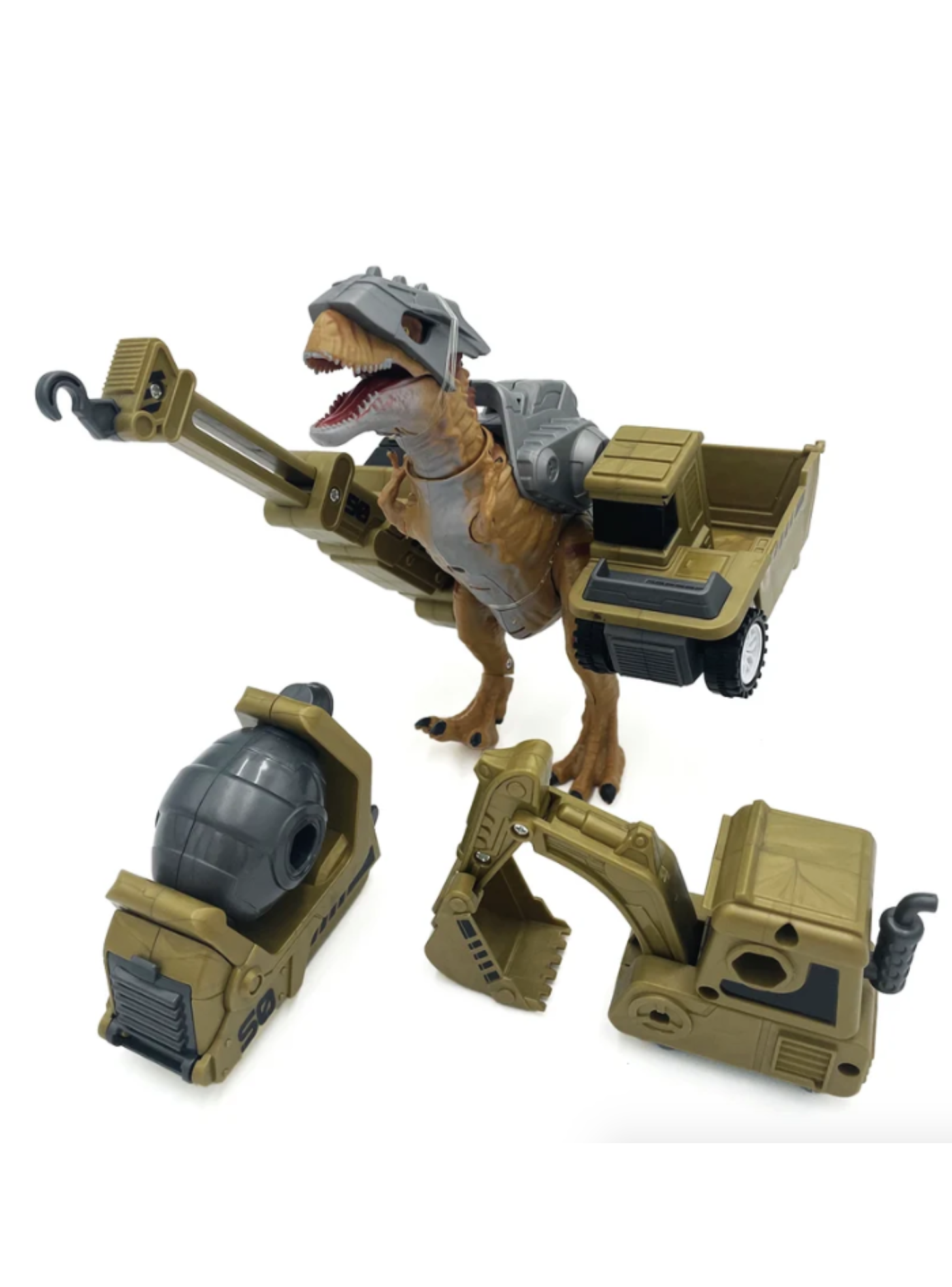Dinosaurio juguete Constructor con Luces y Sonidos-2