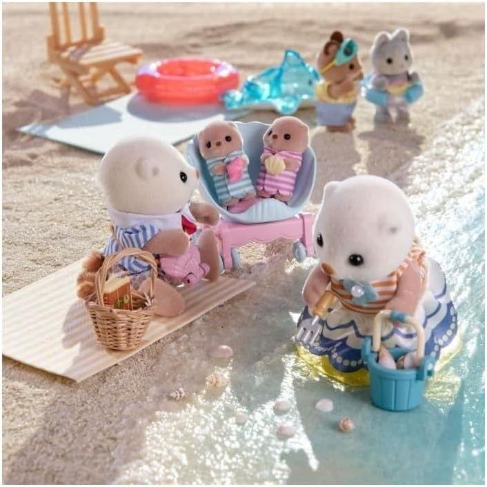 Sylvanian Families Familia De Nutrias Marinas-2