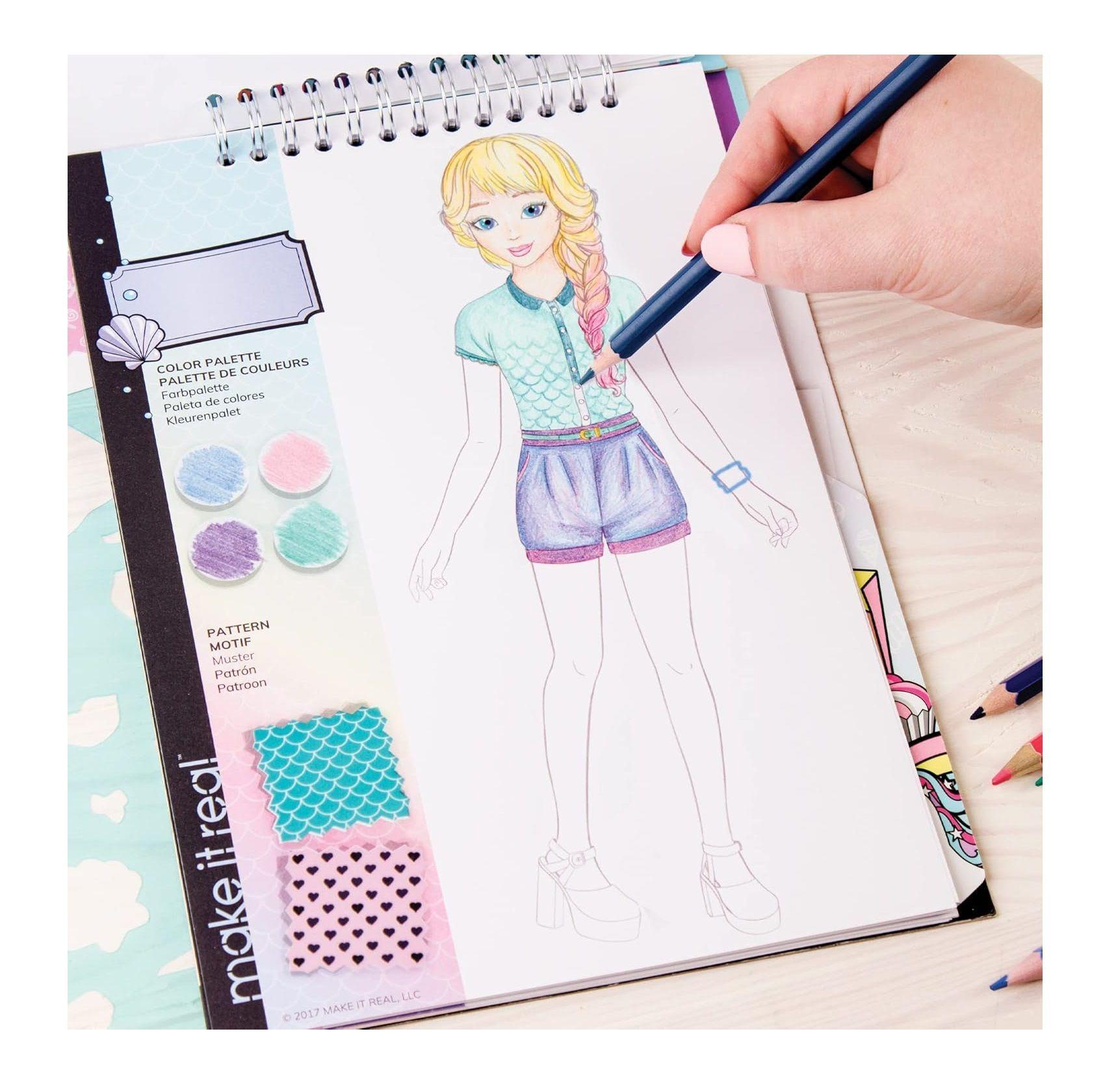Libreta Cuaderno Portafolio Diseño De Modas Make It Real-2