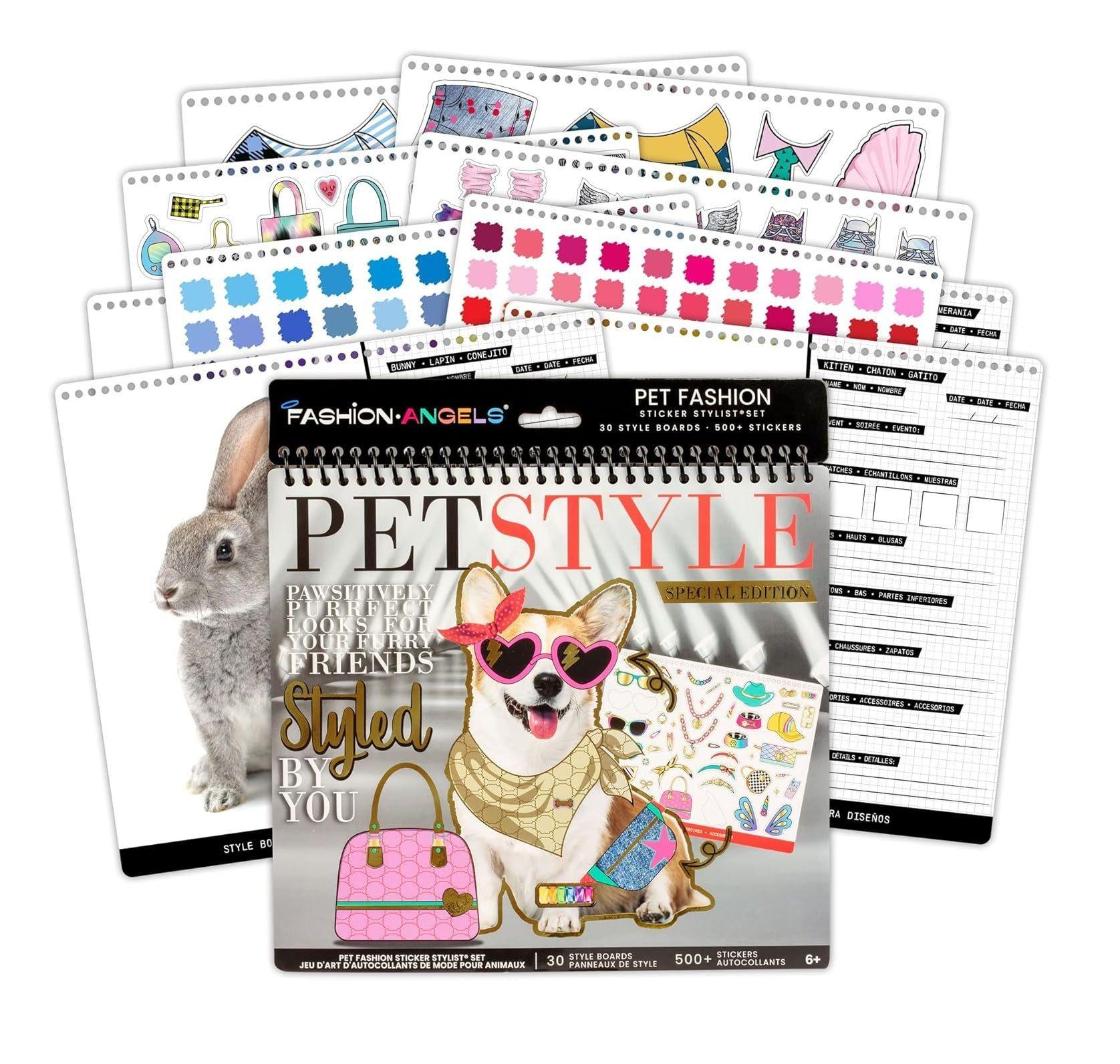 Libreta Cuaderno Mascotas Pet Style Portafolio Fashion Angel-1