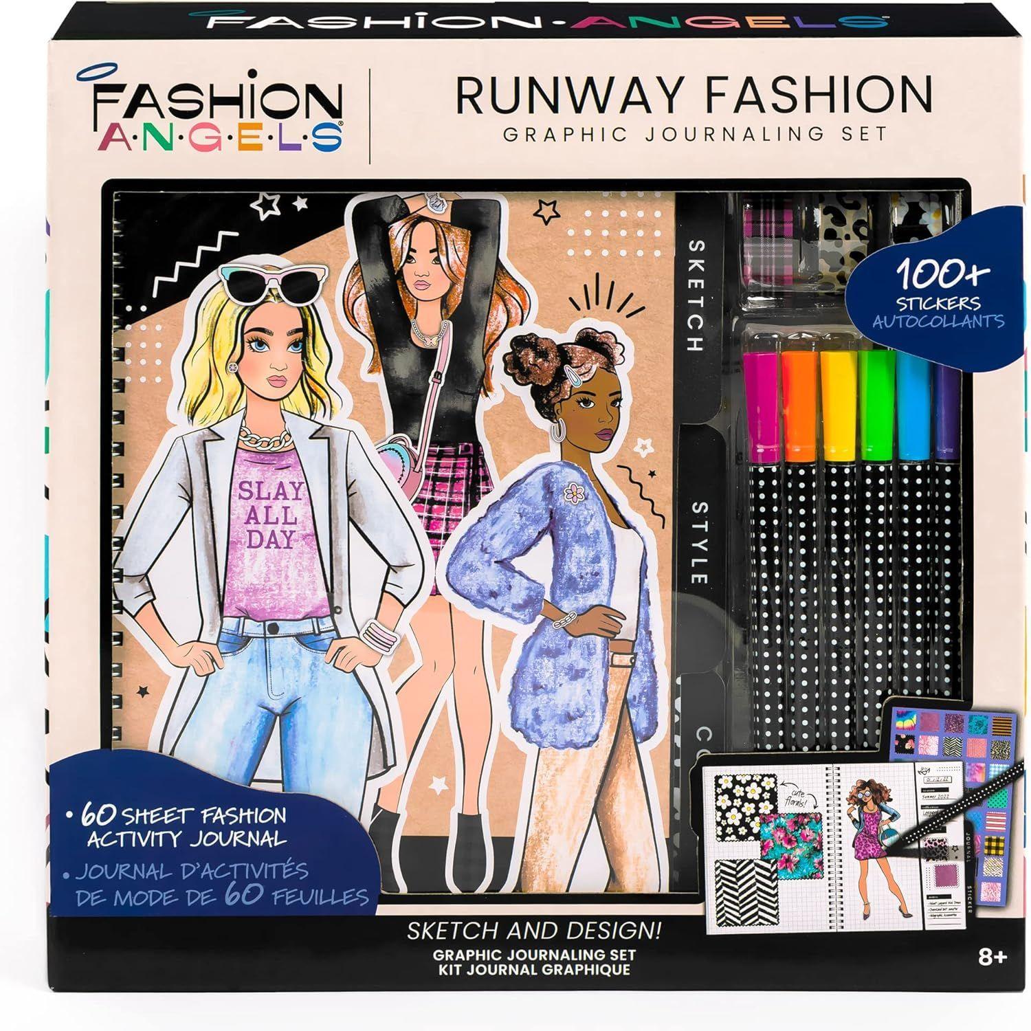 Libreta Cuaderno Portafolio Lapices Sticker Fashion Angels Agregar a favoritos-3