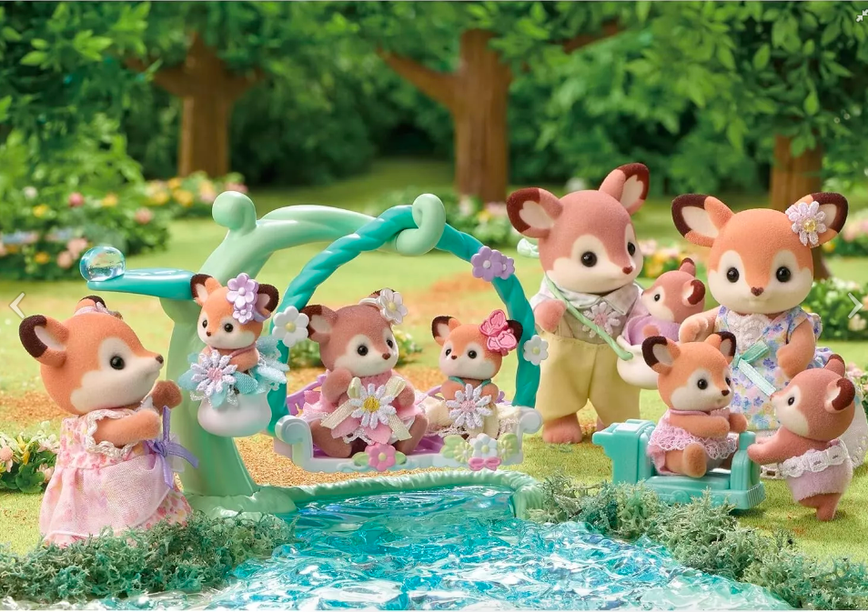 Sylvanian Families Familia De Ciervos Y Beb-2