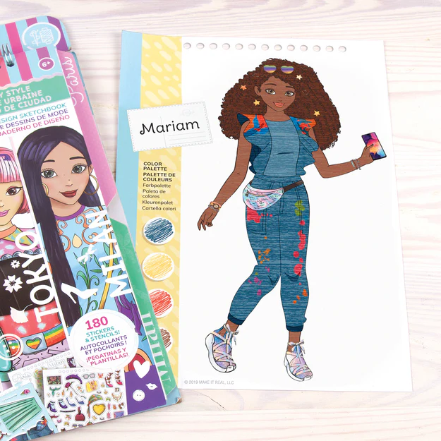 Libreta Cuaderno Dibujos Y Diseños City Style Make It Real-3