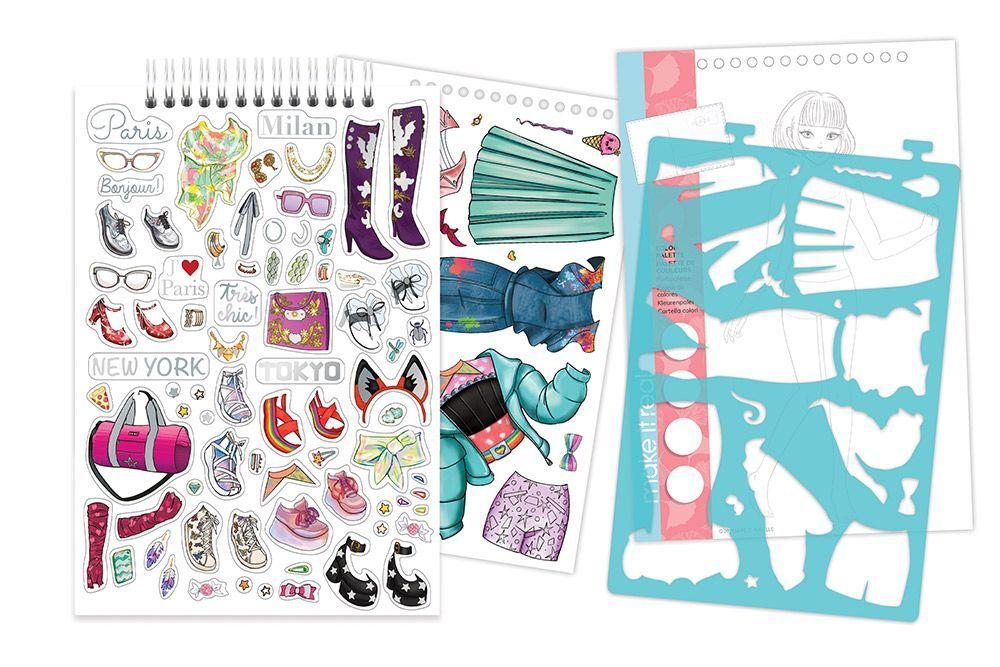 Libreta Cuaderno Dibujos Y Diseños City Style Make It Real-5