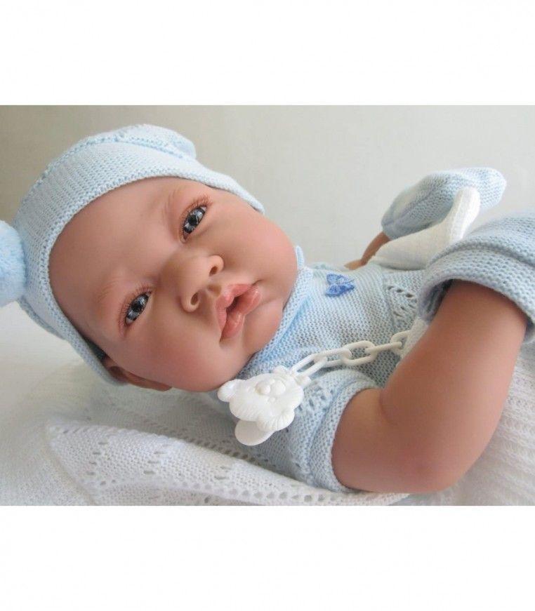 Muñeca recién nacido toquilla Antonio Juan-2